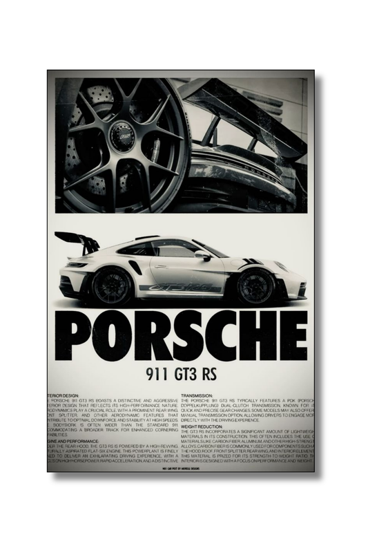 Porshe 911 Gt3 Rs Halı