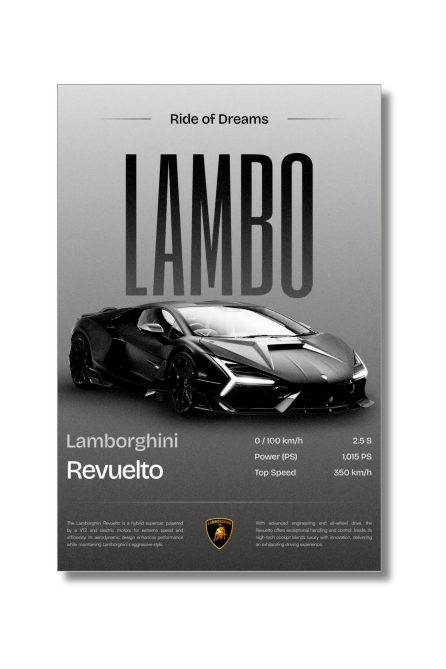 Lamborghini Revuelto Halı